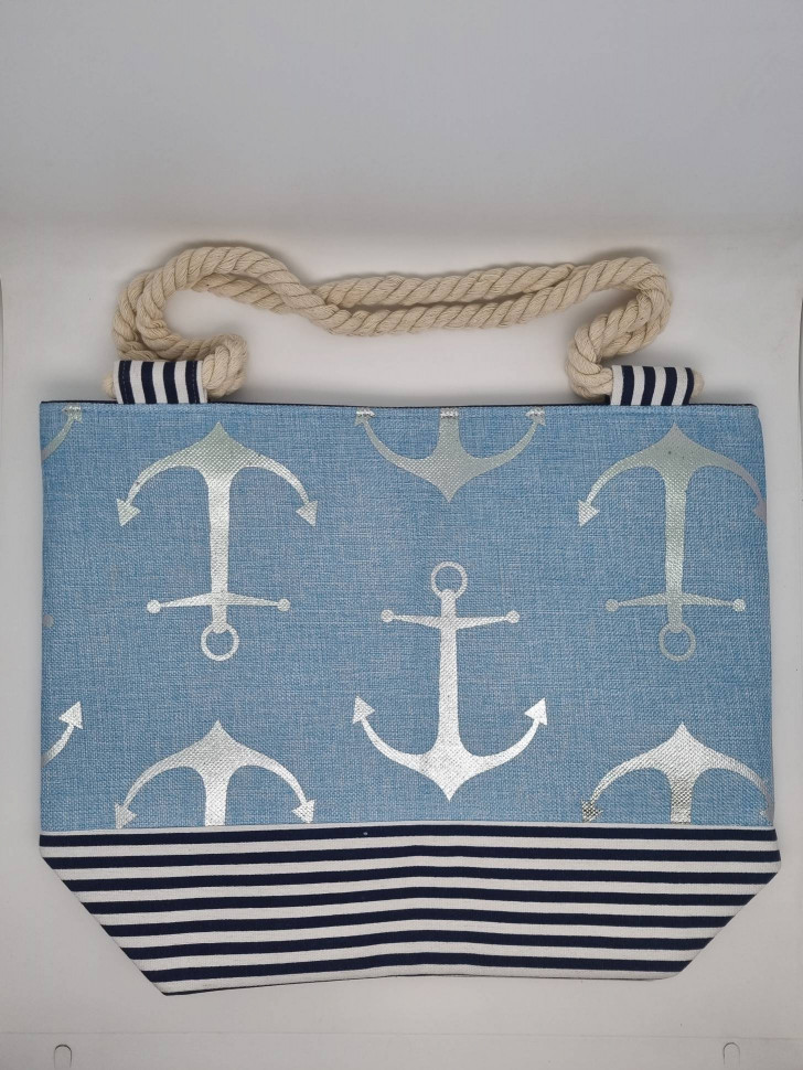 Сумка пляжная ручка канат №22