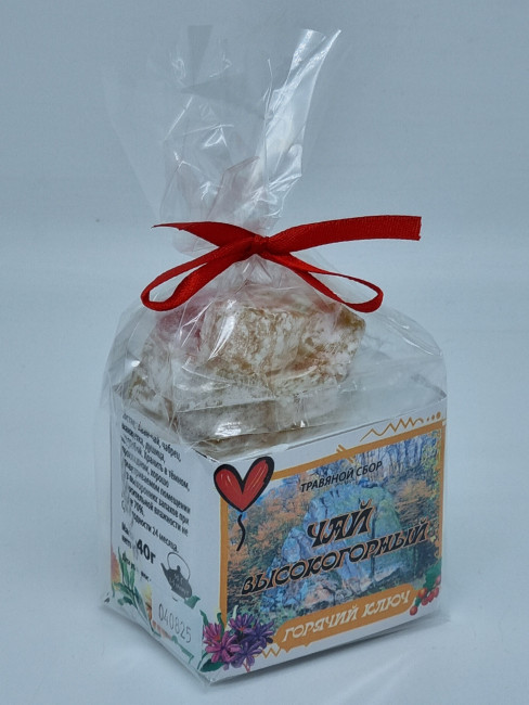 Краснополянский чай "Высокогорный" 40гр +лукум 50гр Горячий Ключ