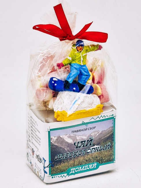 Краснополянский чай "Высокогорный" 40гр + парварда 50гр Домбай с магнитом сноубордист 1 Краснополянский чай "Высокогорный" 40гр + парварда 50гр Домбай с магнитом сноубордист 1