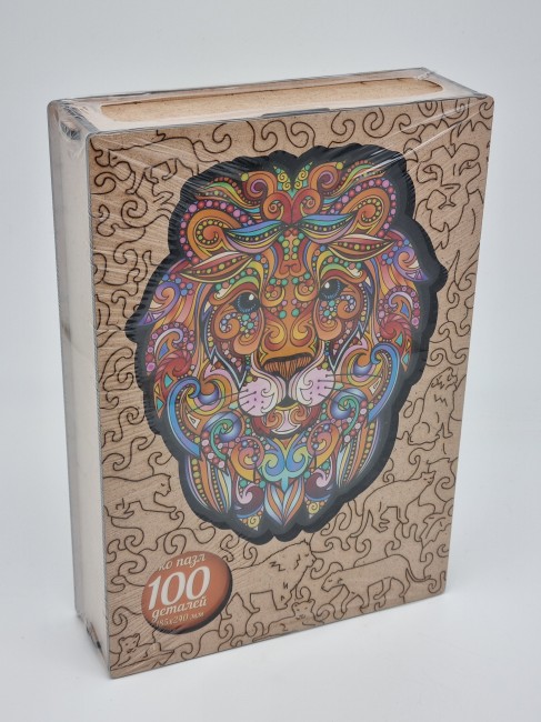 Пазлы №10 "Лев цветной" Пазлы №10 "Лев цветной"