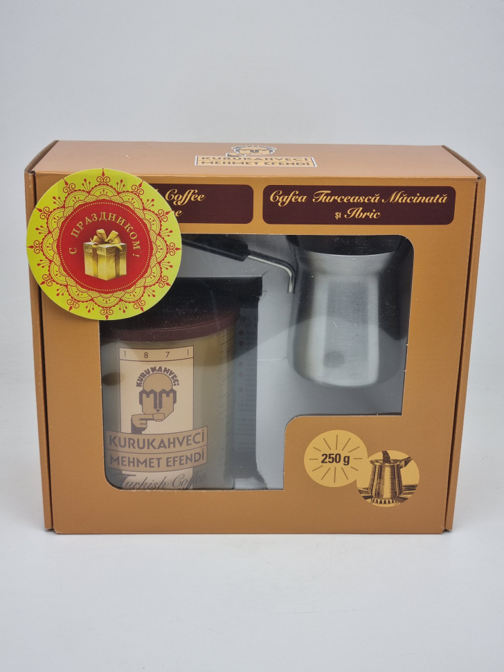 Подарочный набор " Mehmet Efendi" турка и кофе 250гр лучший подарок