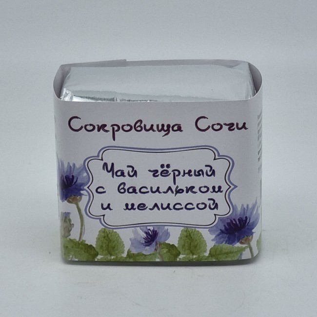 Чай черный с васильком и мелиссой 35гр