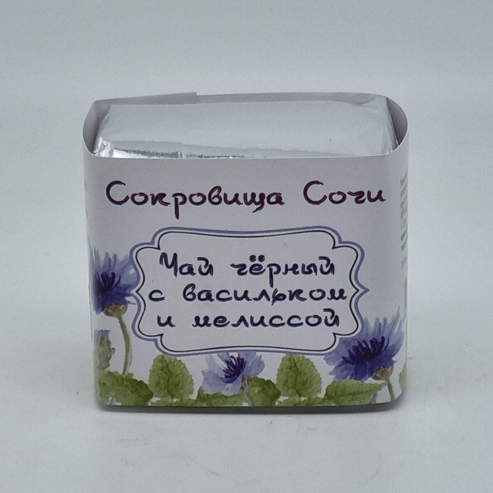 Чай черный с васильком и мелиссой 35гр