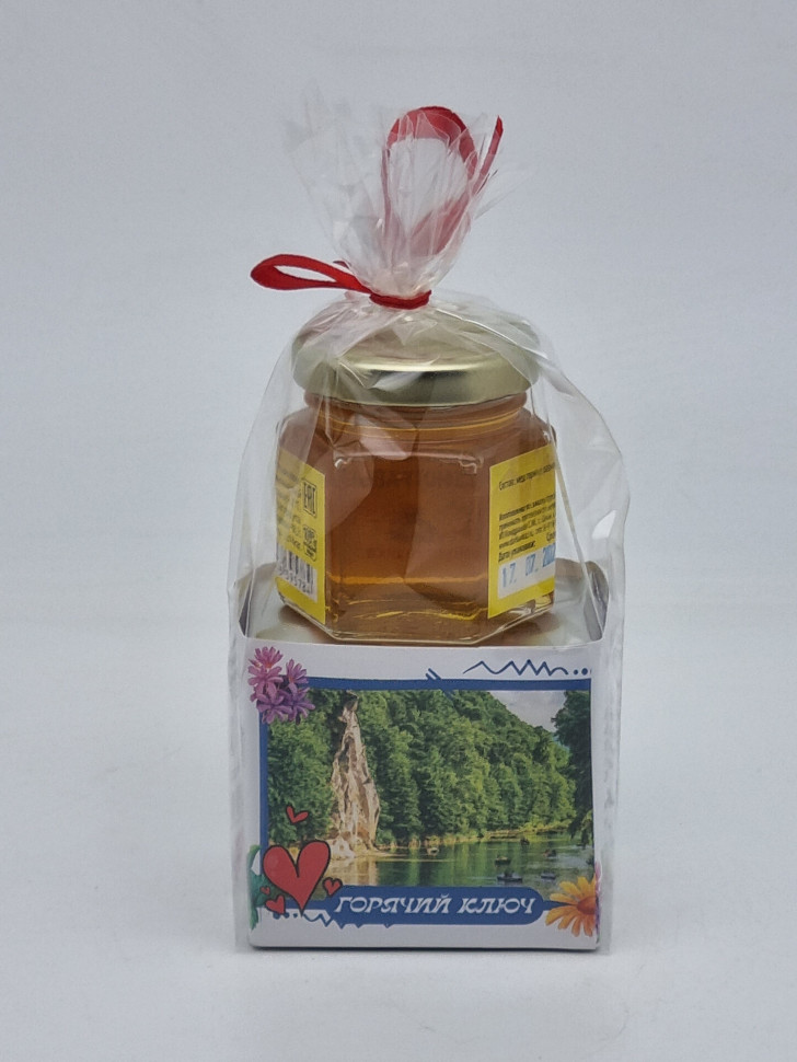 Чай зеленый ручной сбор 40гр +мед 50гр Горячий Ключ