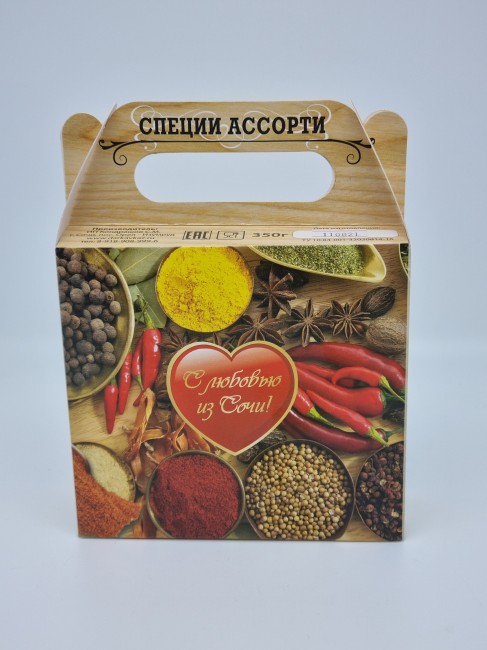 Ассорти специй из Сочи 3 банки 350гр Ассорти специй из Сочи 3 банки 350гр