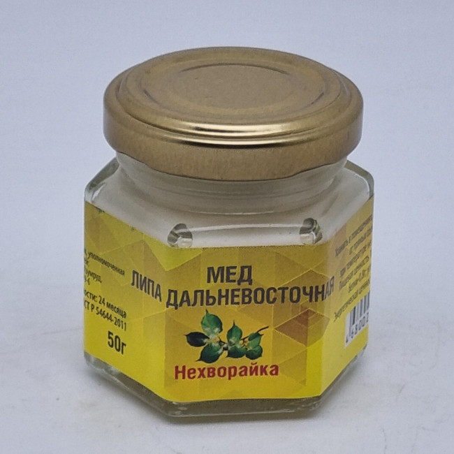 Мед микс липа дальневосточная "Нехворай-ка" 50гр