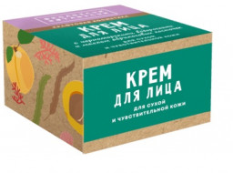 Крем для лица с черноморскими водорослями и маслом абрикосовых косточек для сухой и чув.кожи 50гр