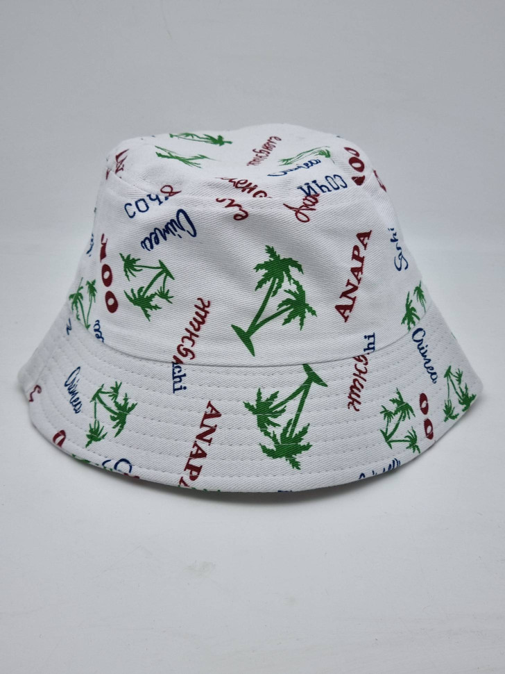 Панама в ассортименте 200  детская белая пальма