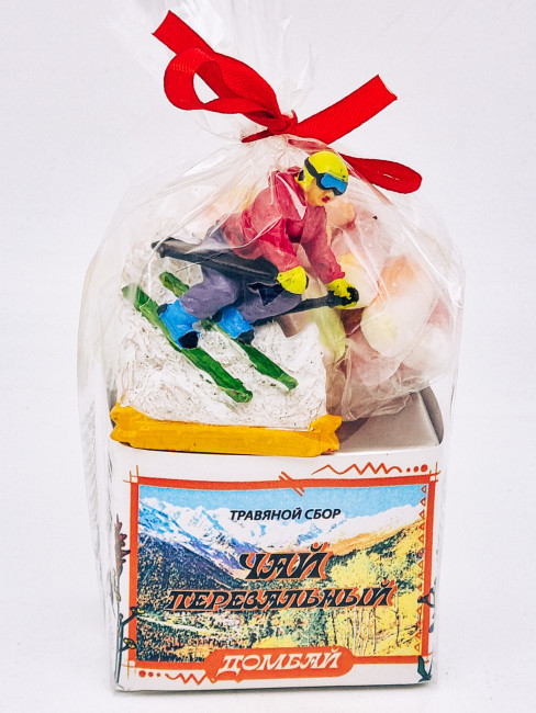 Краснополянский чай "Перевальный" 40гр + парварда 50гр Домбай с магнитом лыжник 1 Краснополянский чай "Перевальный" 40гр + парварда 50гр Домбай с магнитом лыжник 1