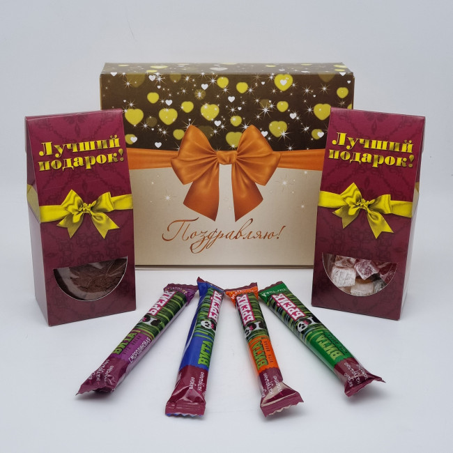 Набор 39 Праздничный кофе и сладости лучший подарок Набор 39 Праздничный кофе и сладости лучший подарок