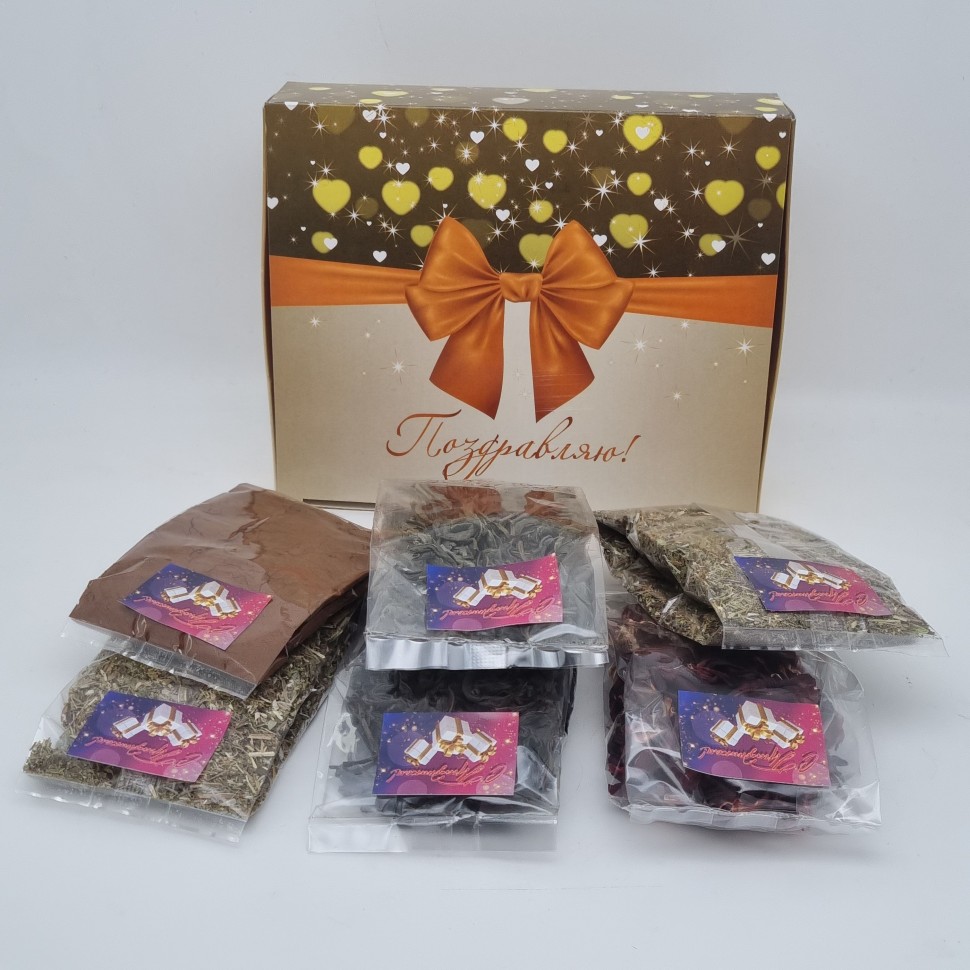 Ассорти Краснополянского и Сочинского чая 165гр лучший подарок