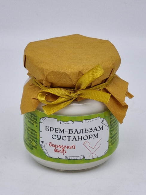 Крем-бальзам ЗМ "Сустанорм" с барсучим жиром для суставов 110мл Крем-бальзам ЗМ "Сустанорм" с барсучим жиром для суставов 110мл