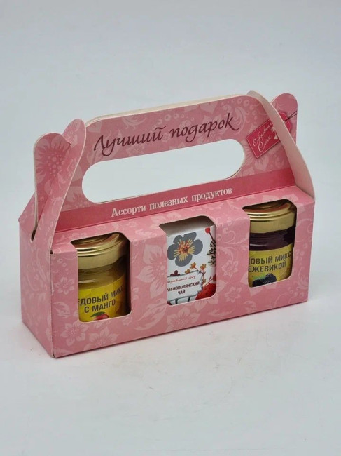 Сочинский деликатес №6-3 ассорти "Лучший подарок" с краснополянским чаем