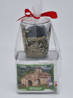 Чай зеленый ручной сбор 40гр Архыз с сувениром стопка