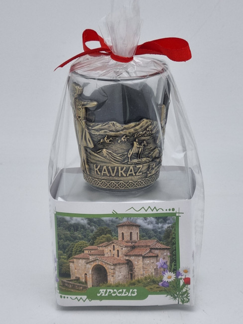 Чай зеленый ручной сбор 40гр Архыз с сувениром стопка