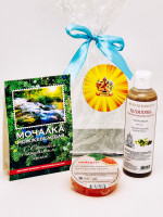 Подарочный набор с 23 февраля косметики для мужчин шампунь, мыло, мочалка №2