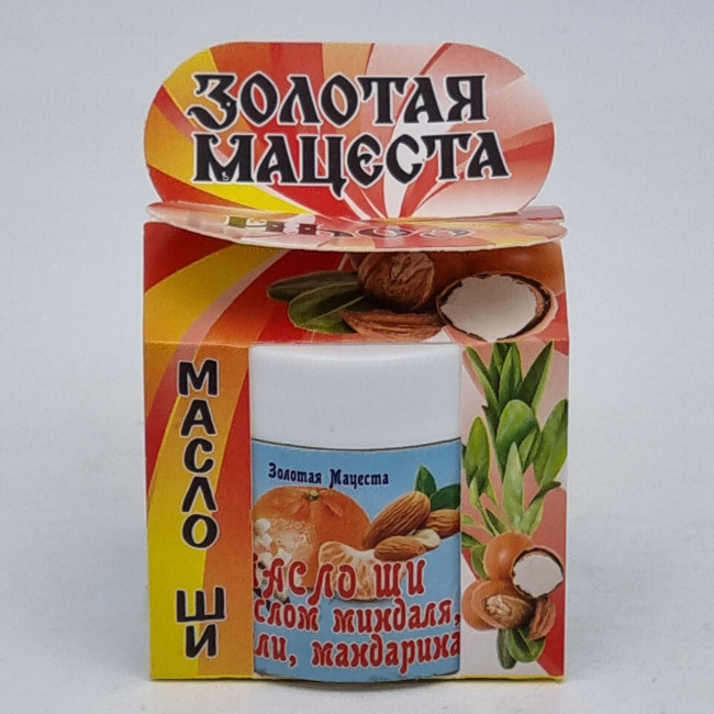 Масло ШИ с маслом миндаля, ванили, мандарина ЗМ 50мл