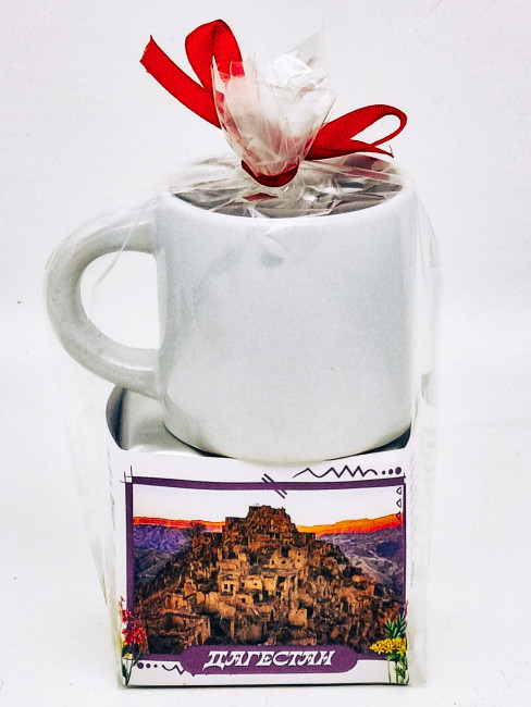 Краснополянский чай "Перевальный" 40гр + кружка мини Дагестан Краснополянский чай "Перевальный" 40гр + кружка мини Дагестан