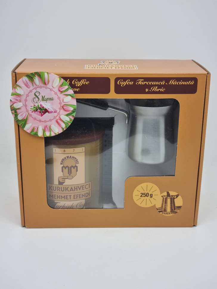 Подарочный набор с 8 марта "Mehmet Efendi" турка и кофе 250гр