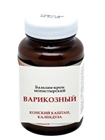 Бальзам-крем монастырский "Конский каштан, календула" для тонуса и легкости в ногах 100мл