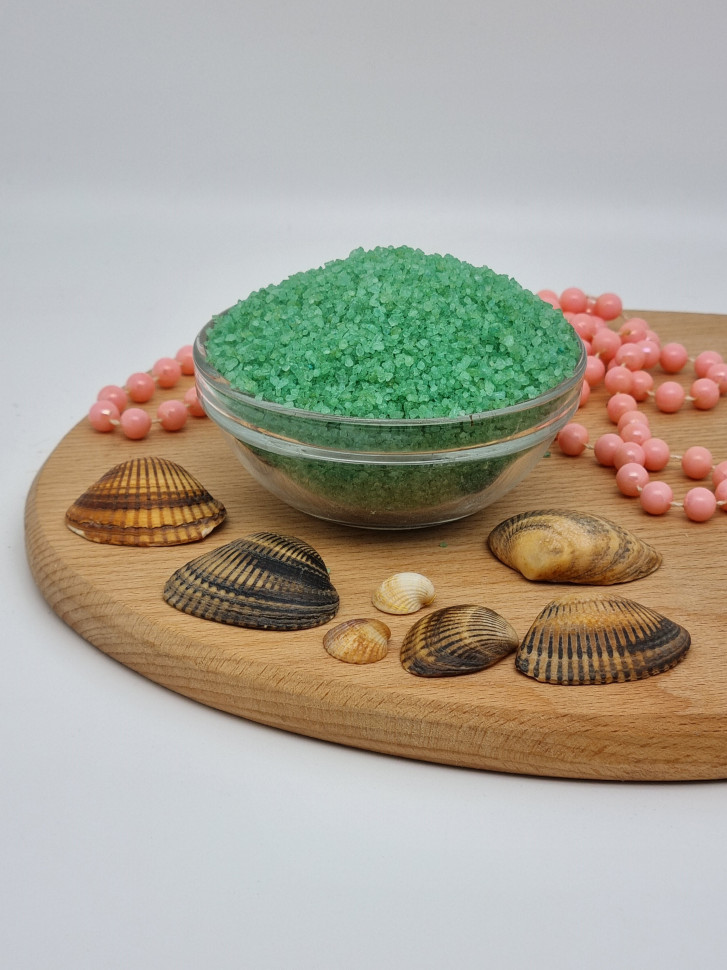 Соль морская для ванн "Мята" 1кг