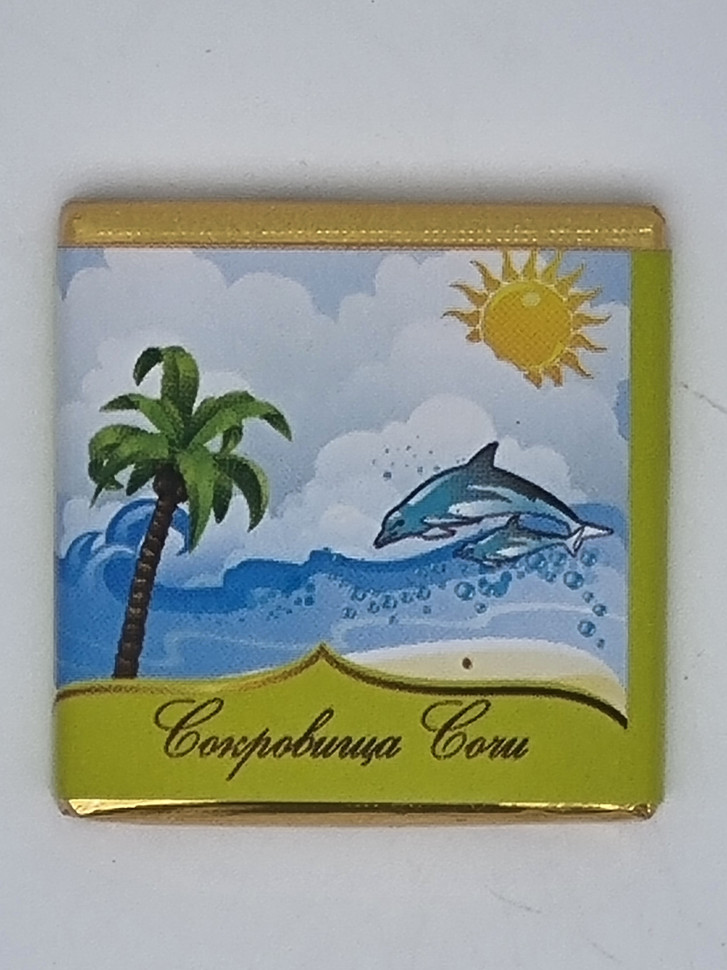 Шоколад дельфин и пальма 5гр