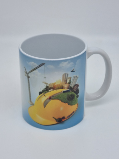 Кружка подарочная "С днем строителя" 250мл Кружка подарочная "С днем строителя" 250мл