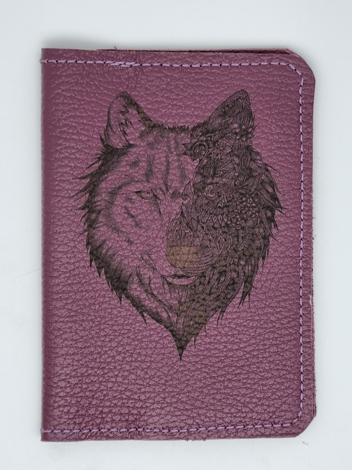 Обложка на паспорт натуральная кожа №12