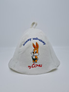 Шапка для бани детская "Зайчонку"