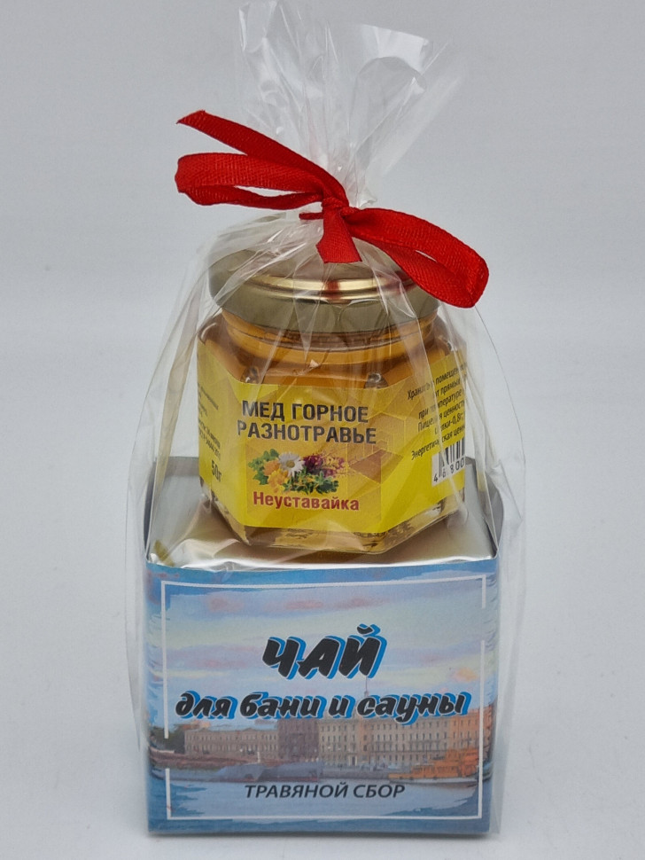 Краснополянский чай "для сауны и бани" 40гр +мед 50гр Санкт-Петербург