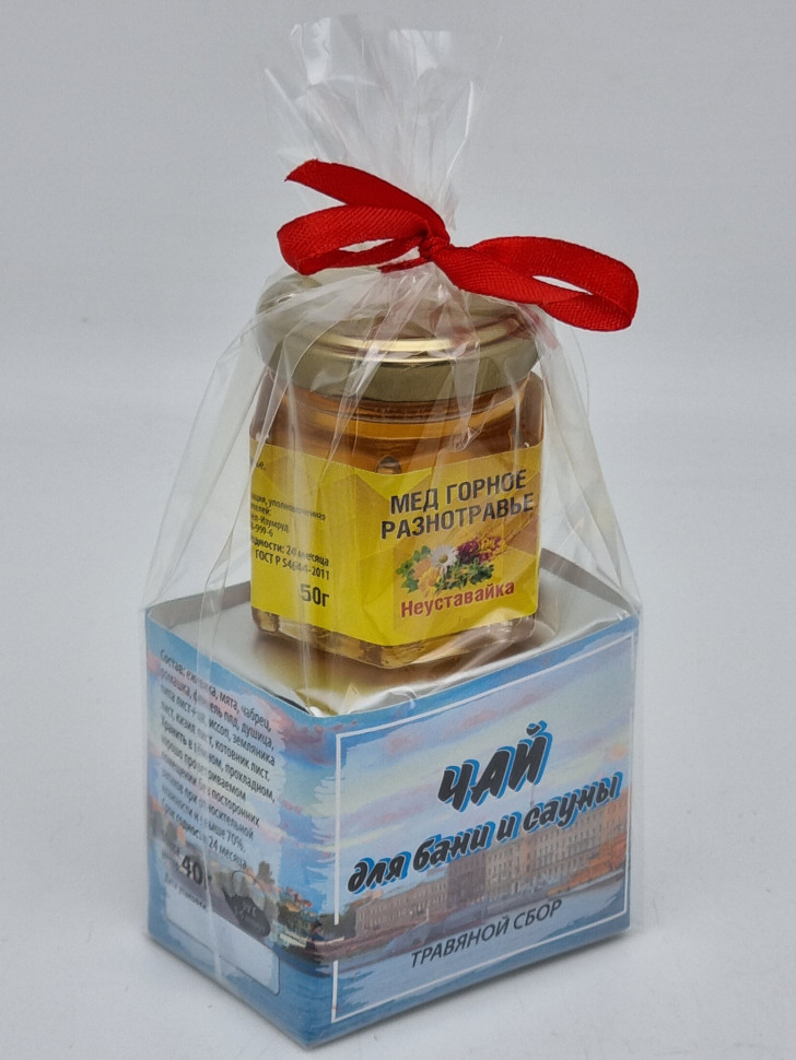 Краснополянский чай "для сауны и бани" 40гр +мед 50гр Санкт-Петербург