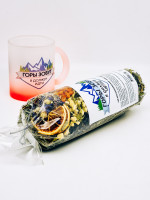 Чай Краснополянский "Букет здоровья" в кружке с цветным дном "Горы зовут" красная 300мл