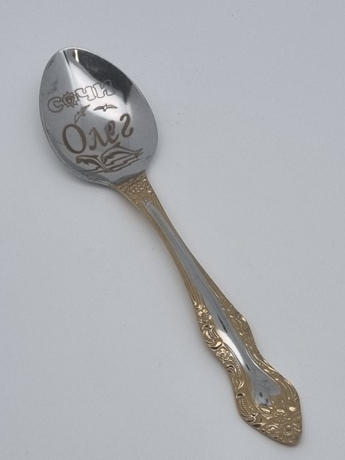 Ложка чайная подарочная "Олег"