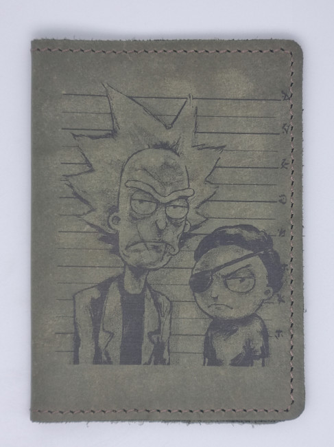 Обложка на паспорт натуральная кожа №20