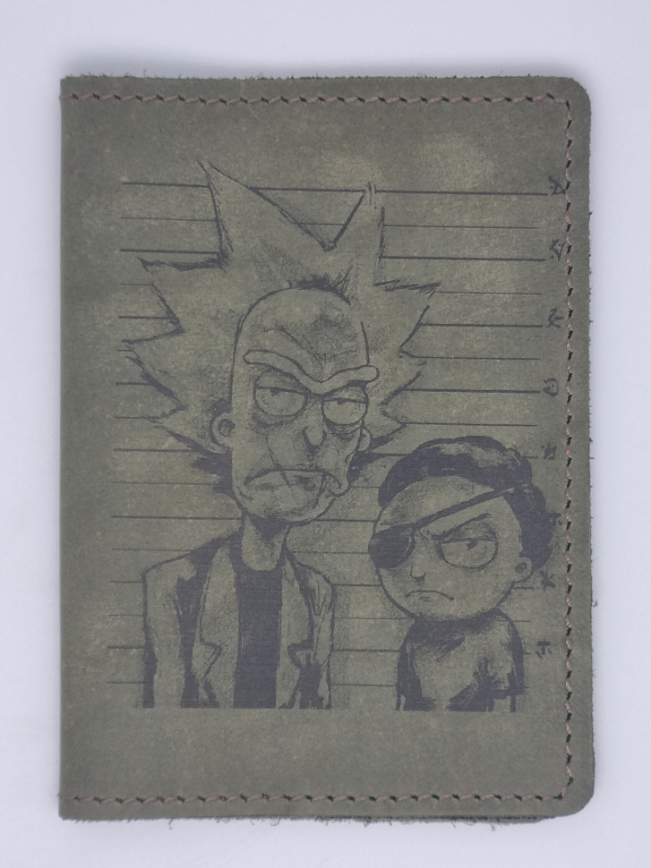 Обложка на паспорт натуральная кожа №20