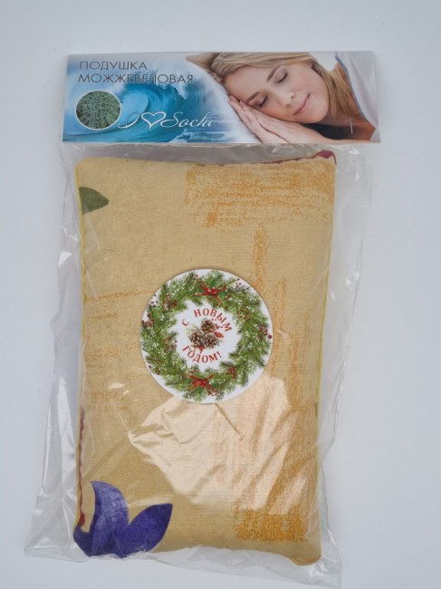 Подушка можжевеловая большая с новым годом
