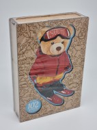 Пазлы №20 "Мишка лыжник" Пазлы №20 "Мишка лыжник"