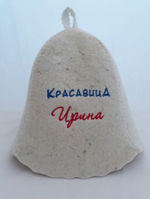 Шапка для бани и сауны «Ирина» Шапка для бани и сауны «Ирина»