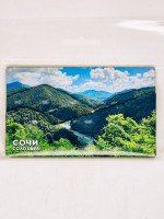 Магнит 3Д "Долина реки Шахе" Сочи Солохаул