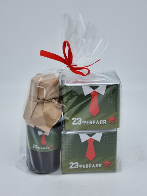 Набор 2 чая и бальзам с 23 февраля Набор 2 чая и бальзам с 23 февраля