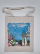 Сумка шоппер виды Сочи Ротонда 1