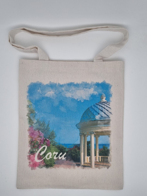 Сумка шоппер виды Сочи Ротонда 1