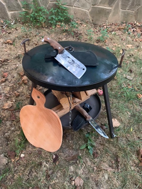 Сковорода из диска бороны комплект №4 50см Сковорода из диска бороны комплект №4 50см