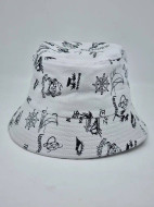 Панама в ассортименте 200  детская белая штурвал