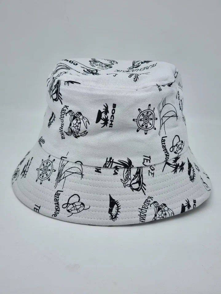 Панама в ассортименте 200  детская белая штурвал