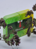 Мыло с 23 февраля Дыня ручной работы 100гр