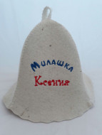 Шапка для бани и сауны «Ксения» Шапка для бани и сауны «Ксения»