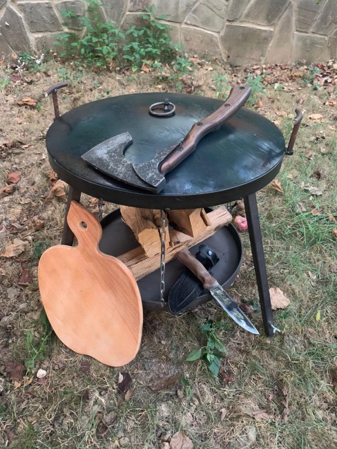 Сковорода из диска бороны комплект №5 50см Сковорода из диска бороны комплект №5 50см