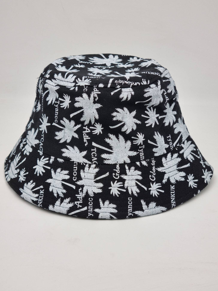 Панама в ассортименте 200  детская черная пальма