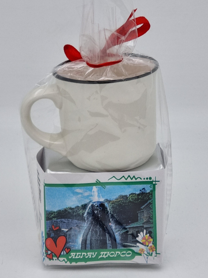 Чай зеленый ручной сбор 40гр + кружка мини Абрау-Дюрсо